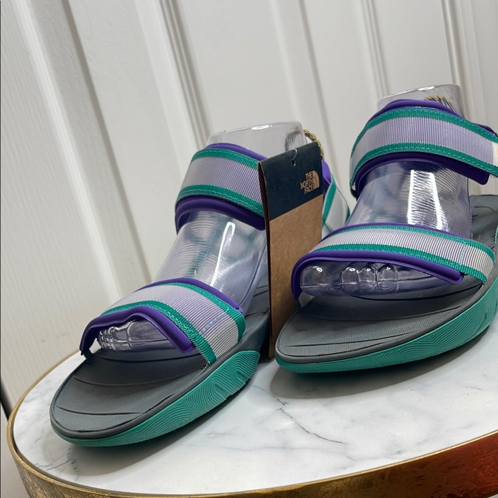 The North Face NWT Teal and Purple Sandals - Picture 3 of 7